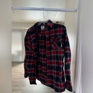 Vans flannel. In boys sizes X Large, got from thrift store, only worn once.